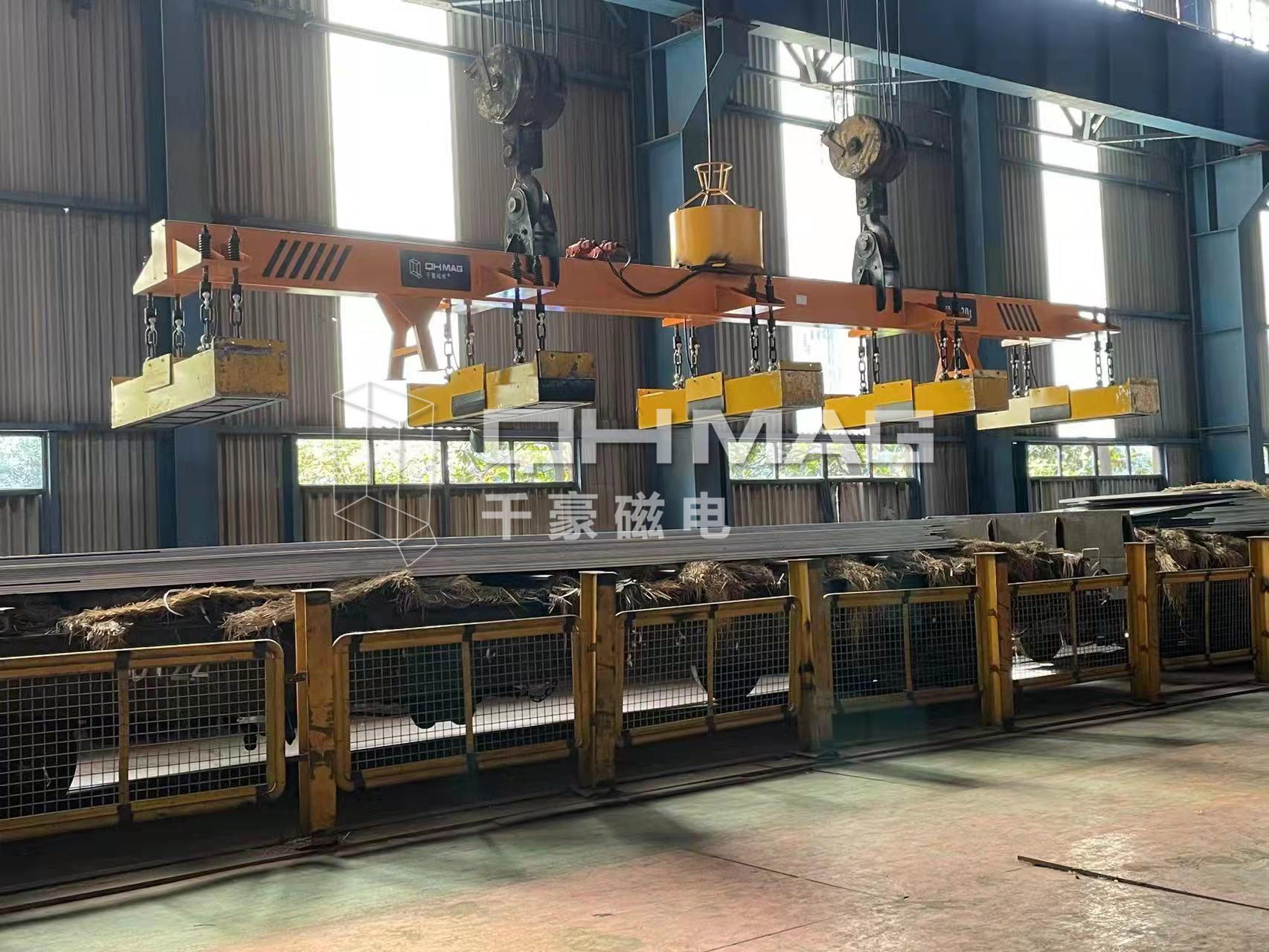 千豪電永磁吊具，吊鋼板夾具